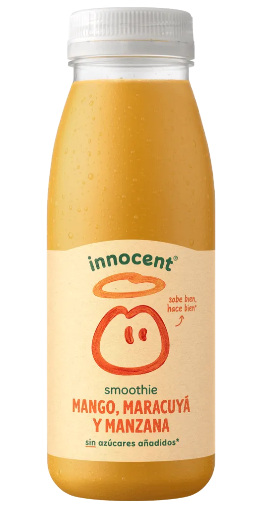 Mango maracuya manzana smoothie